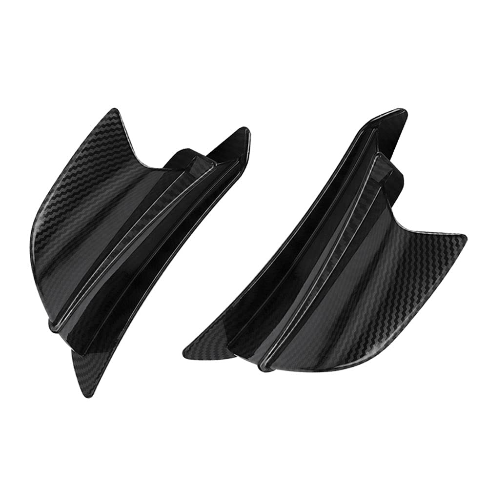 Aumotop Motorcycle Wing Spoiler Aerodynamic Winglet ABS Wing Spoiler Universal