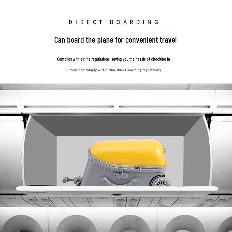 QBOX Kids' 20-inch Carry-On Travel Suitcase