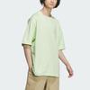 Adidas Solid Color Logo Sports Casual Short Sleeve T-Shirt Men Tops Lime-Green JJ1351