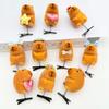 10-100 STÜCKE Kawaii Haarspange Mode Kinder Schleife 3D Capybara Tier Plüsch Haarnadel Lustiger Stil Entenschnabelspangen Kopfschmuck Geschenke