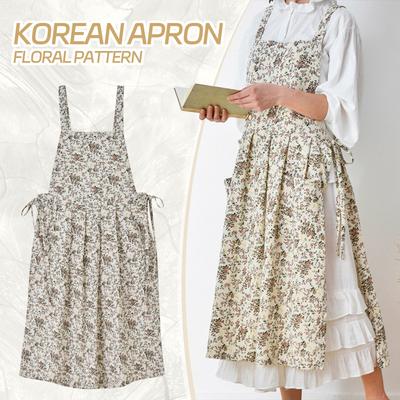 Cotton Waterproof Printed Adjustable Extended Kitchen Apron