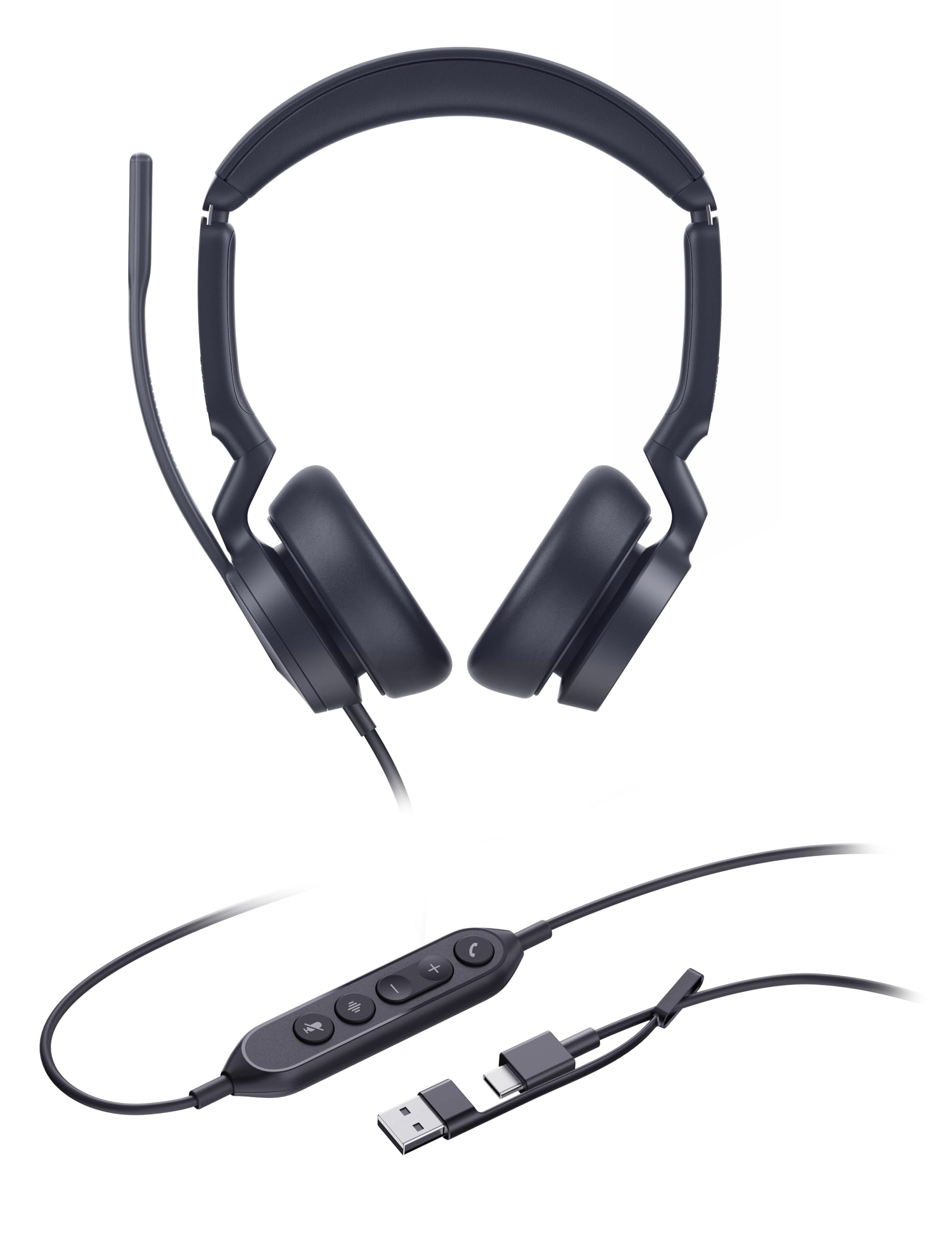 Yealink UH 46 Serie (Kabelgebunden, USB-A, USB-C), Office Headset, Schwarz - Bild 8