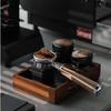 MHW-3BOMBER Coffee Machine Handle, Solid Wood Bottomless Extraction Modification Accessory, Walnut Handle - Lama/E61
