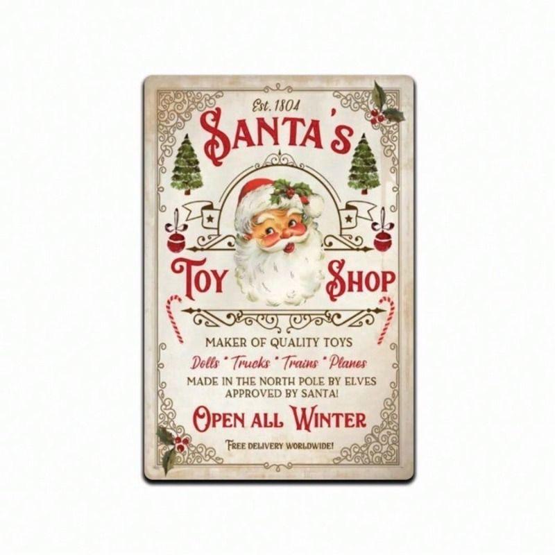 Vintage Metal Tin Wall Poster Sign 20x30cm