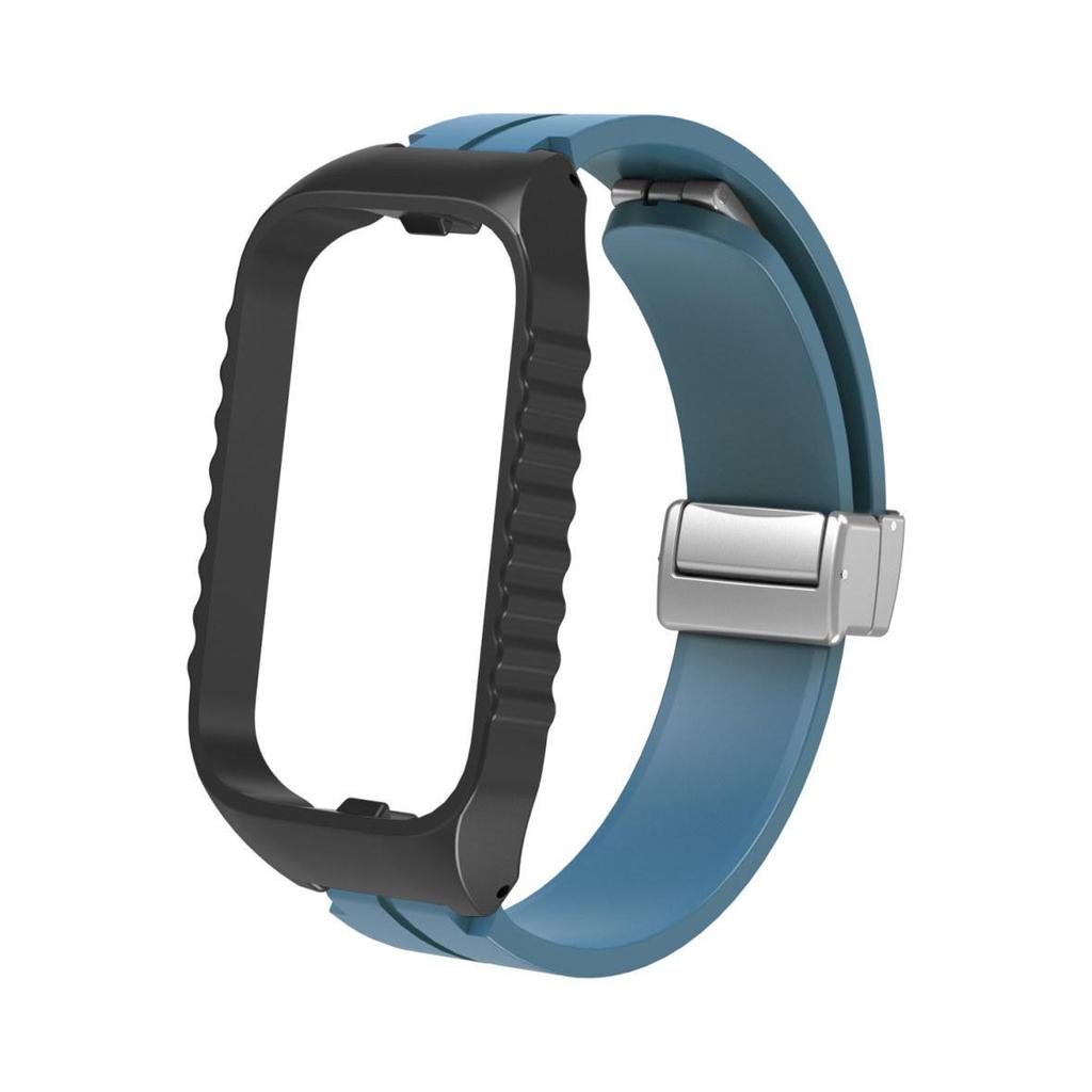 Foldable Magnetic Silicone Strap for Redmi Smart Band 2/3 and Xiaomi Smart Band 8 Active