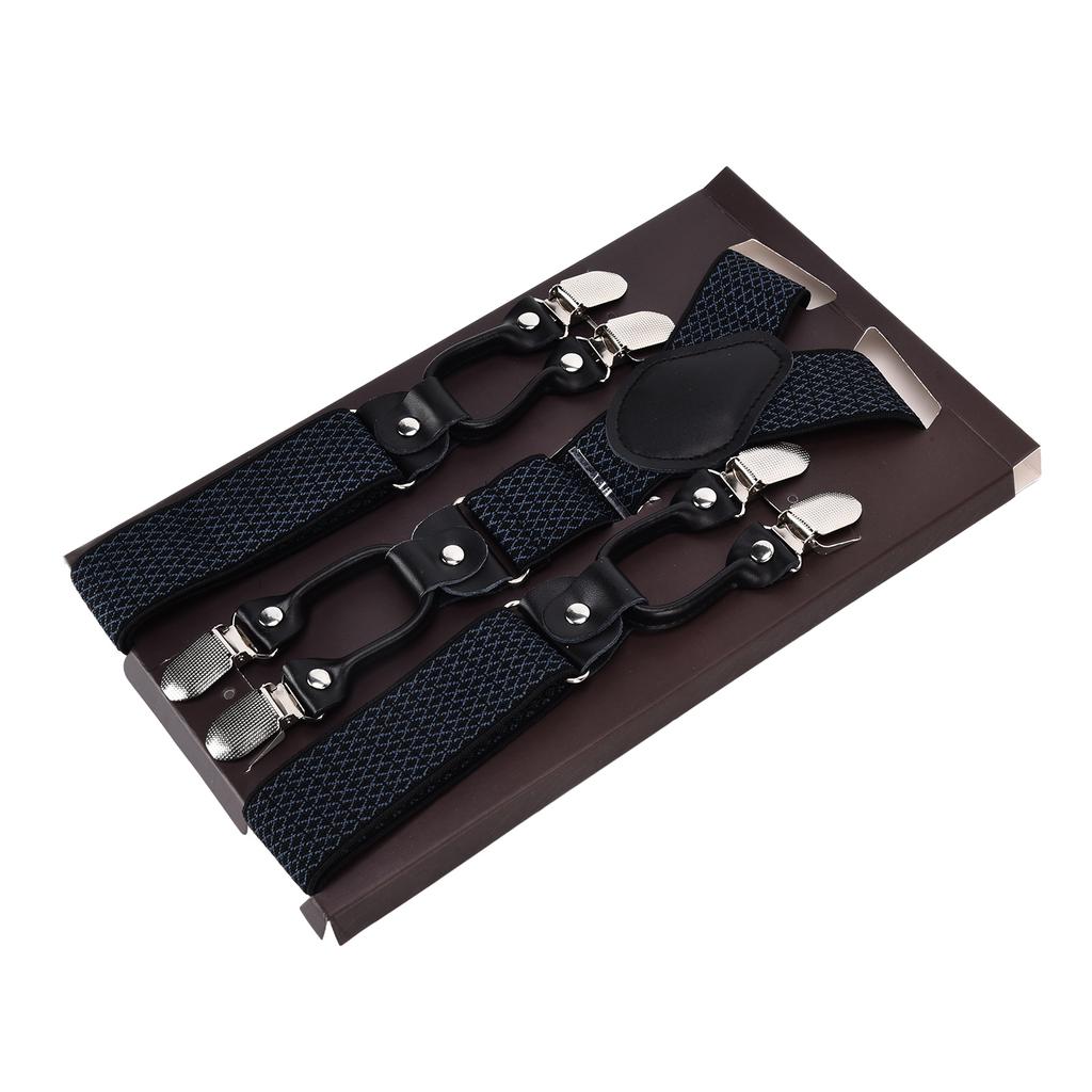 Mens Suspenders Strong Fixability Adjustable Beautiful Practical Fashionable Metal Clip Wide