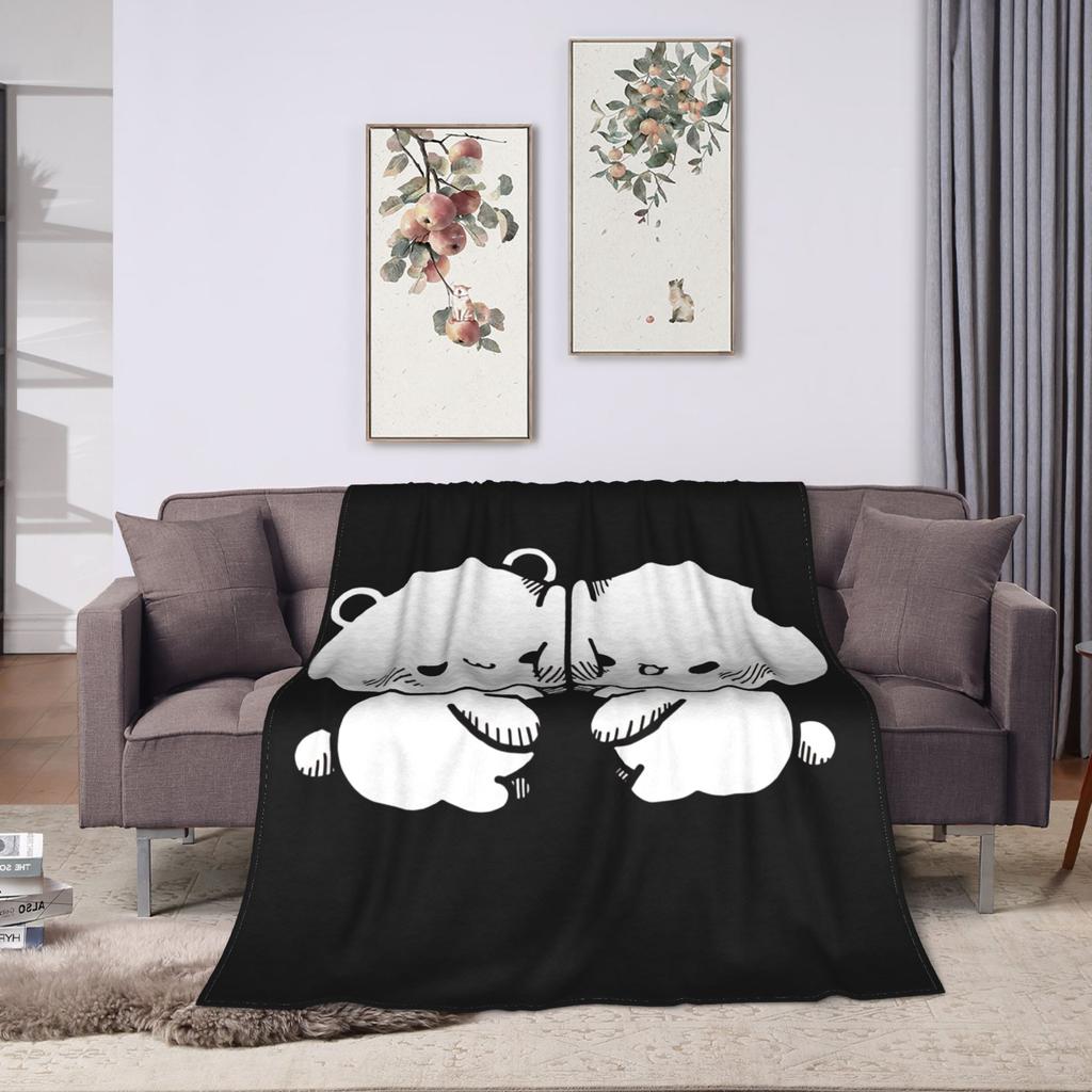 bubu dudu love Flannel Blanket Adults Child  Super Soft Throw Blanket Winter Outdoor Bedspread Sofa Bed Cover