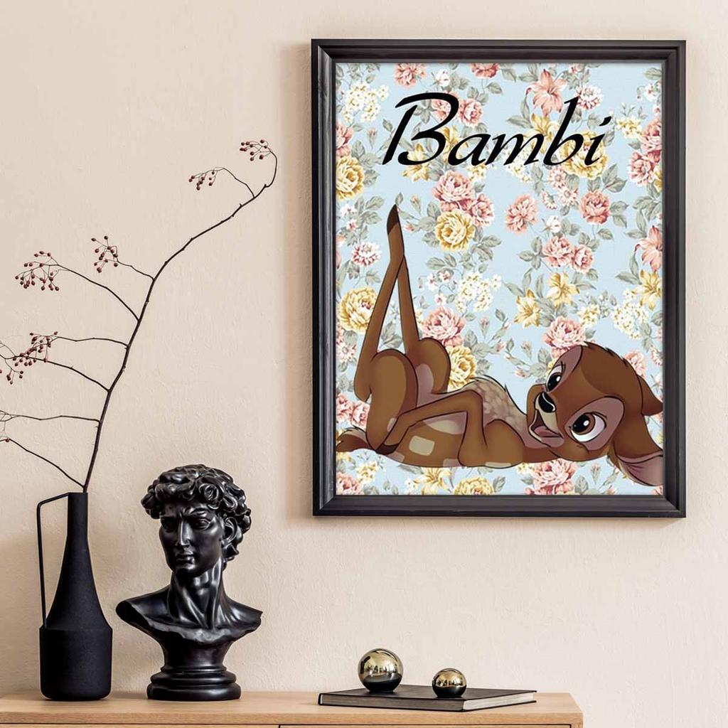5D Diy Diamond Painting Bambi The Fawn Full Drill Rhinestones Mosaic Embroidery Handmade Products Home Decor Gift