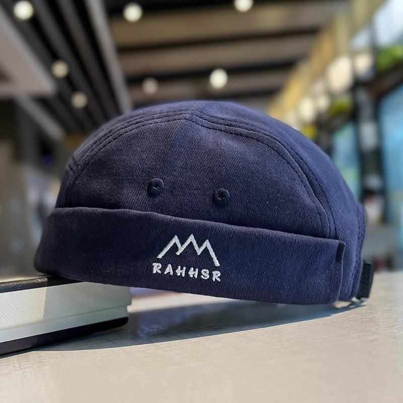 

Эмалированная шляпа из дынной кожи для мужчин и женщин, персонализированная вышитая шляпа лендлорда, стиль «родитель-ребенок», японская модная шляпа яппи (55-58cm)