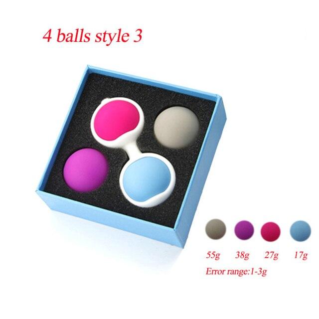 Kegel Tight Exerciser Vaginal Muscle Balls Female Magic Kegel Balls Master Sex Toys For Women Silicone Geisha Chinese Balls Bead