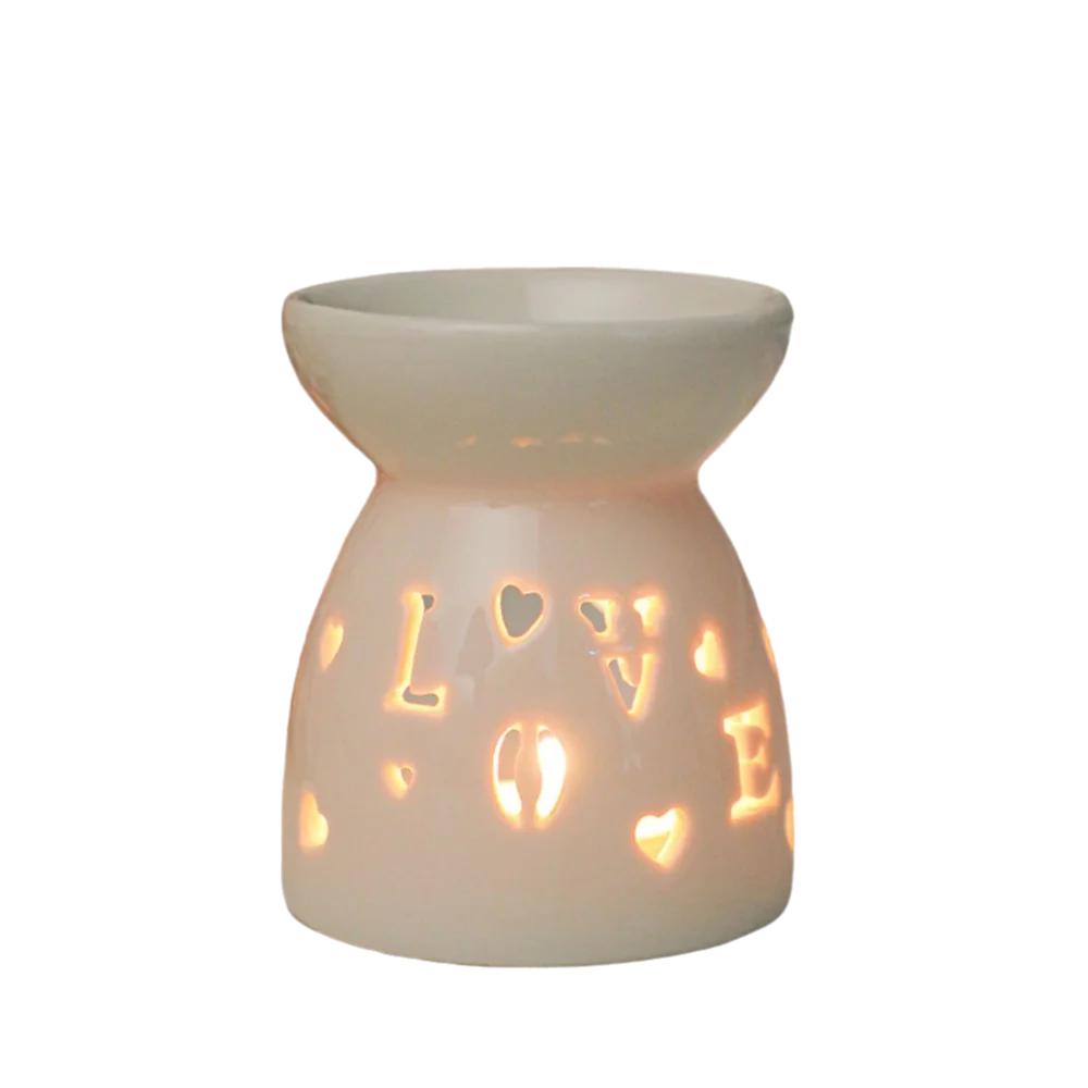 Creative Ceramic Candle Holders Hollow Essential Oil Burners Incense Lamps Candle Lamps Handicrafts