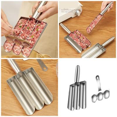 Versatile Kitchen Triple Meatball Maker Useful Meatball Maker Fish Balls Set Home DIY Cooking Tool Kitchen Accessories
