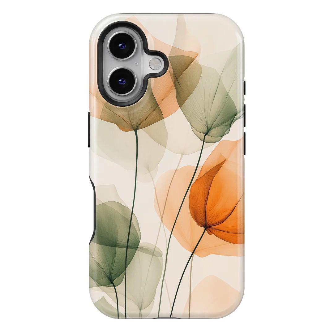 

Coconut Tree Cherry Cow Pattern Phone Case for iPhone 17 16e 16 15 14 13 12 11 X XS XR XSMAX 7 8 Air Pro Max Plus Double-layer iPhone 11