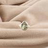 Green Amethyst Gemstone 925 Sterling Silver Designer Jewelry Women Ring Gift For Mother RR-76-15