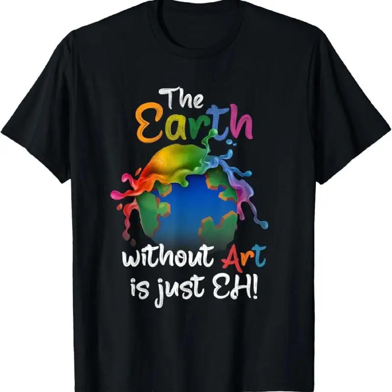 Земля Без Искусства - Это Просто Обычный День Планета Футболка XXXXXL разноцветный