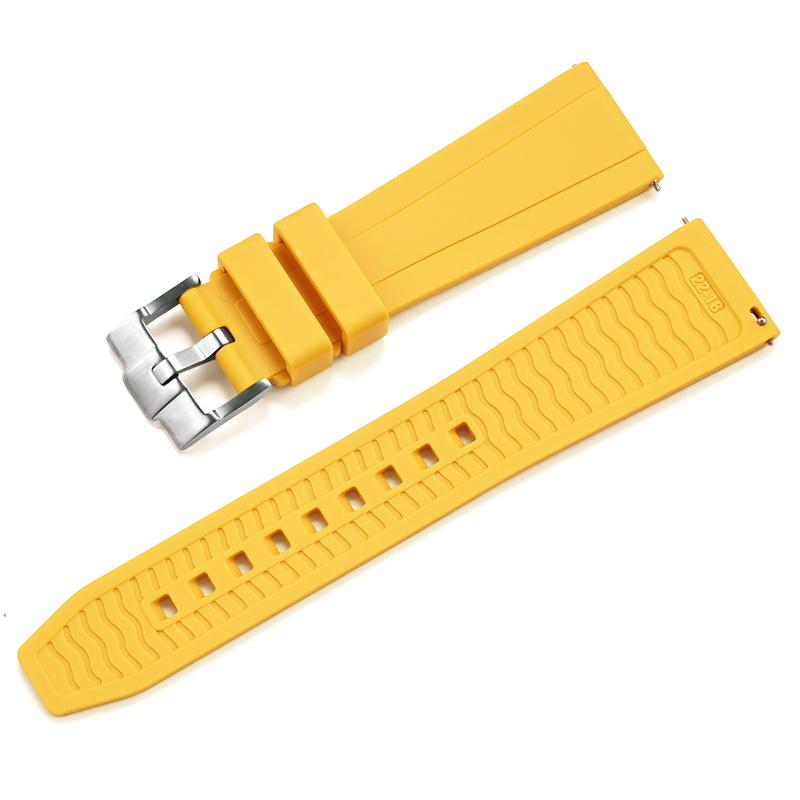 Bracelet de montre en silicone le plus récent pour Samsung Ultra Omega Seiko PROSPEX Panerai 20 mm 22 mm 24 mm Bracelet de montre en caoutchouc à dégagement rapide