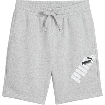 Elastic Waist Mid-Rise Logo Print Casual Shorts Men Shorts Light-Gray 681260-04