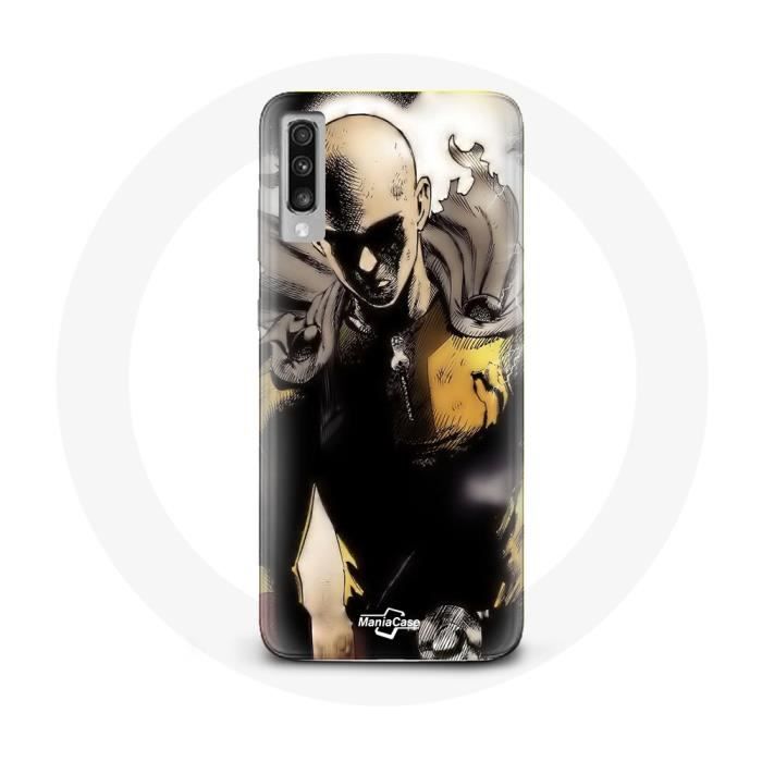 Coque Samsung Galaxy A70 One punch man saitama effet