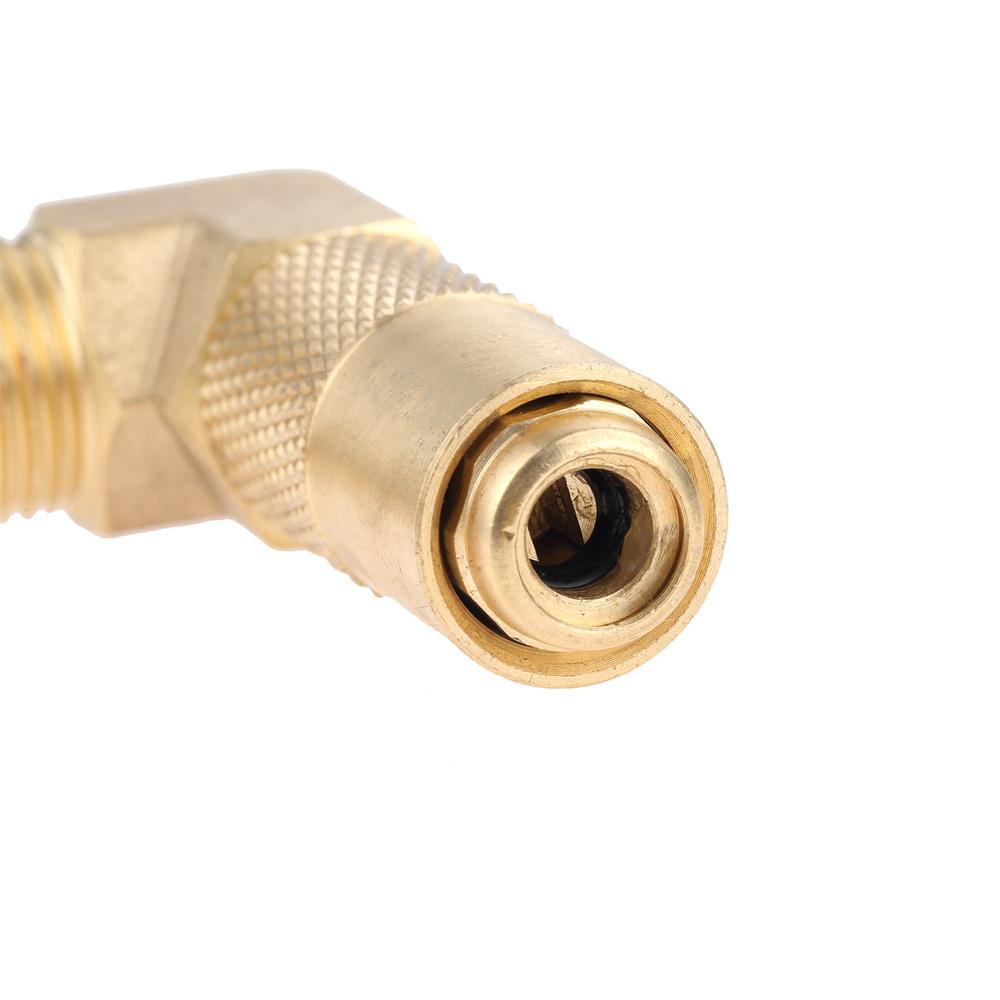 Low Pressure 3/8" Male Flare Propane Elbow Adapter For 17'' and 22''