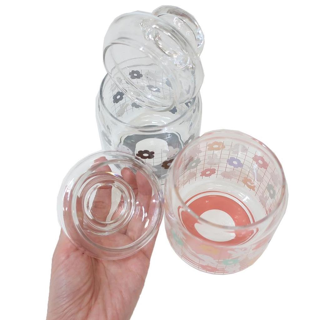 Miffy [Storage Container] Glass Canister by Dick Bruna [Pop Pattern]