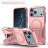 For Magsafe Stand Invisible Hard Protective Phone Case for IPhone 17Air 17 Pro Max 16 15 14 Plus 13 12 Pro Max Magnetic Cover