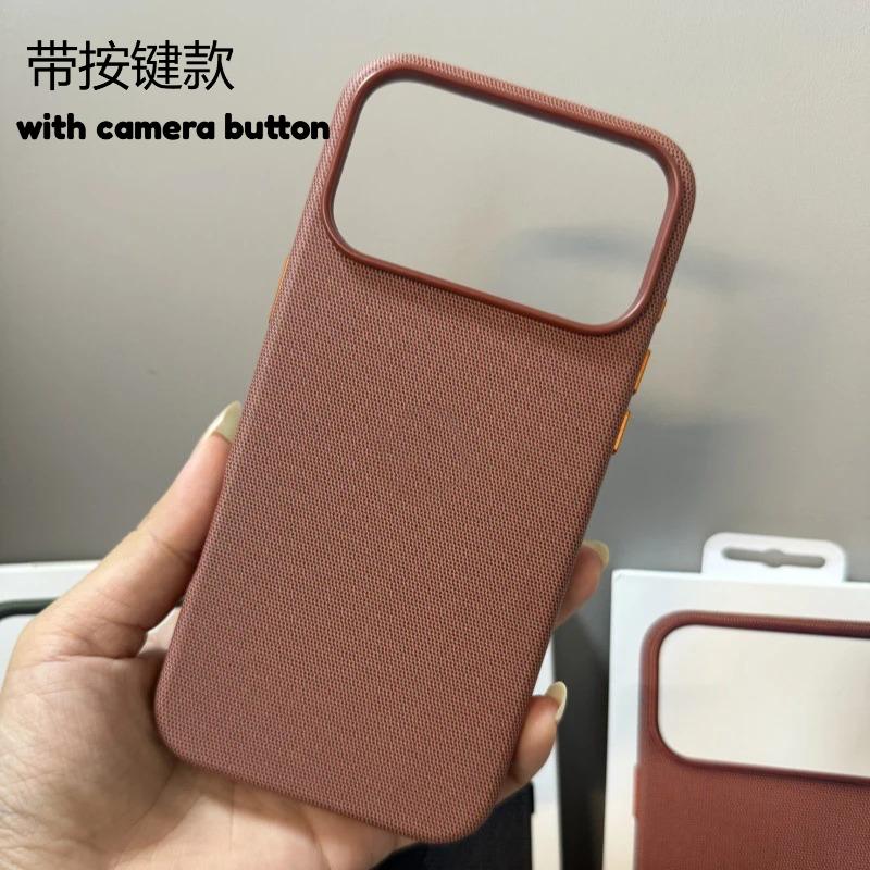 

Магнитный чехол Techwoven для Magsafe для IPhone 17 Pro Max 17pro Чехлы Беспроводная зарядка Чехол с кнопкой управления камерой для IPhone 17 Pro Max Чехол For 17 Pro оранжевый