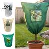 Large Plant Frost Jackets Winter Cover with Viewing Window, Drawstring Freeze Protection Cover, Antifreeze Resuable Blanket for Shrubs, Potted