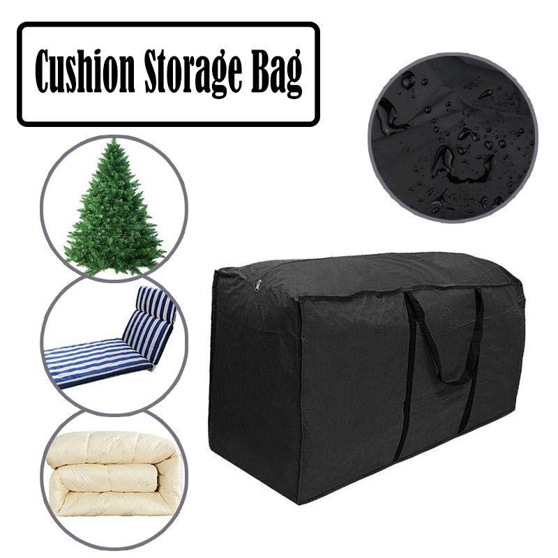 Cushion Outdoor Waterproof Cover Furniture Storage Bag Protector Portable