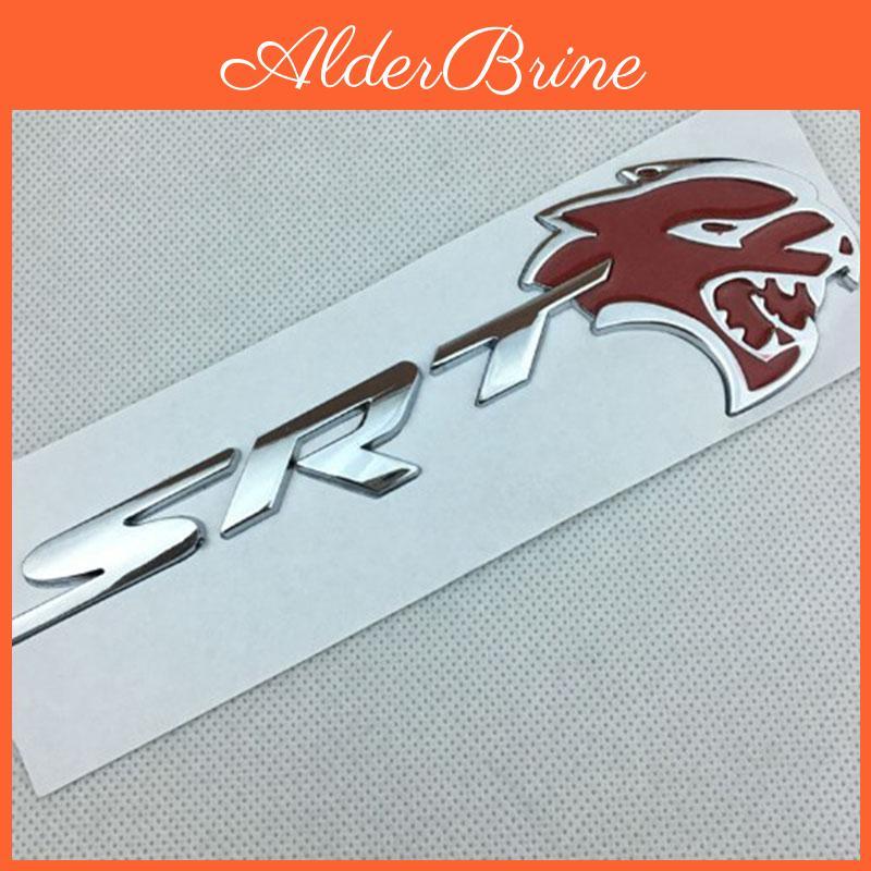 1718 Dodge Challenger Charger Srt Hellcat 3d Alloy Emblem Badge With Self Adhesive
