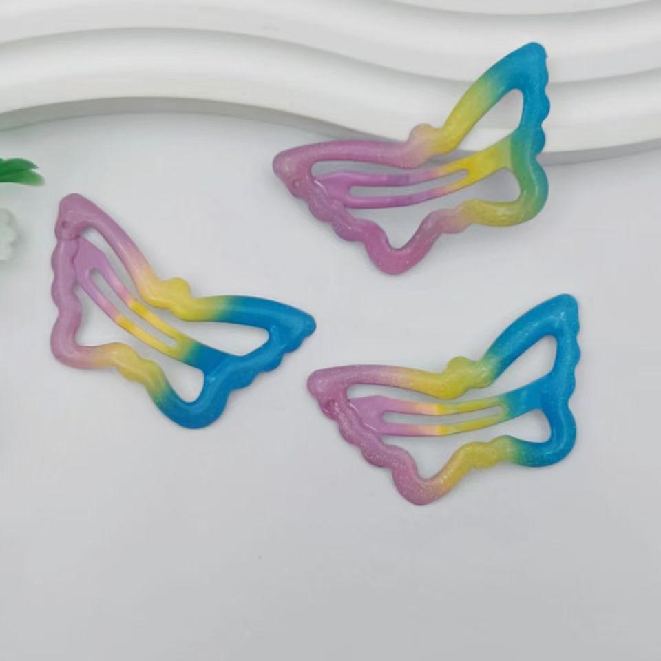 Clips de păr drăguț Y2K cu stea pentru femei și copii: Accesoriu Colorat Agrafă de Păr cu Franjuri Laterali