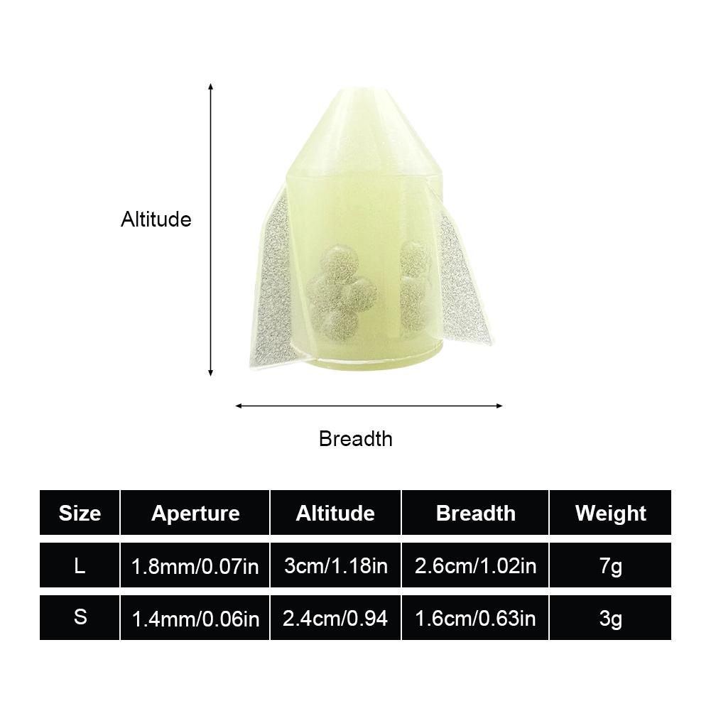 1PC 3/7G Lure Bait Counterweight Fish-Attracting Sound Tube Equipped With Metal Ball Fishing Accessories