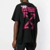 OFF-WHITE Stencil S/S Over Tee Black Men Streetwear OMAA038G20JER0071028