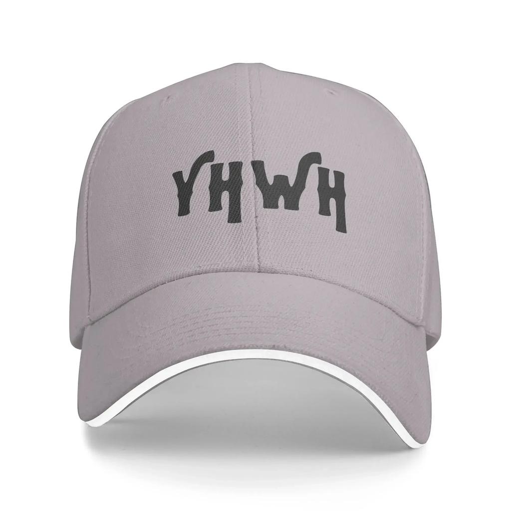 Black YHWH Letter Casual Baseball Cap Summer Trucker Hat Sun Visor Outdoor Sports Hip Hop Hats Couple Women Y2k Cool Caps