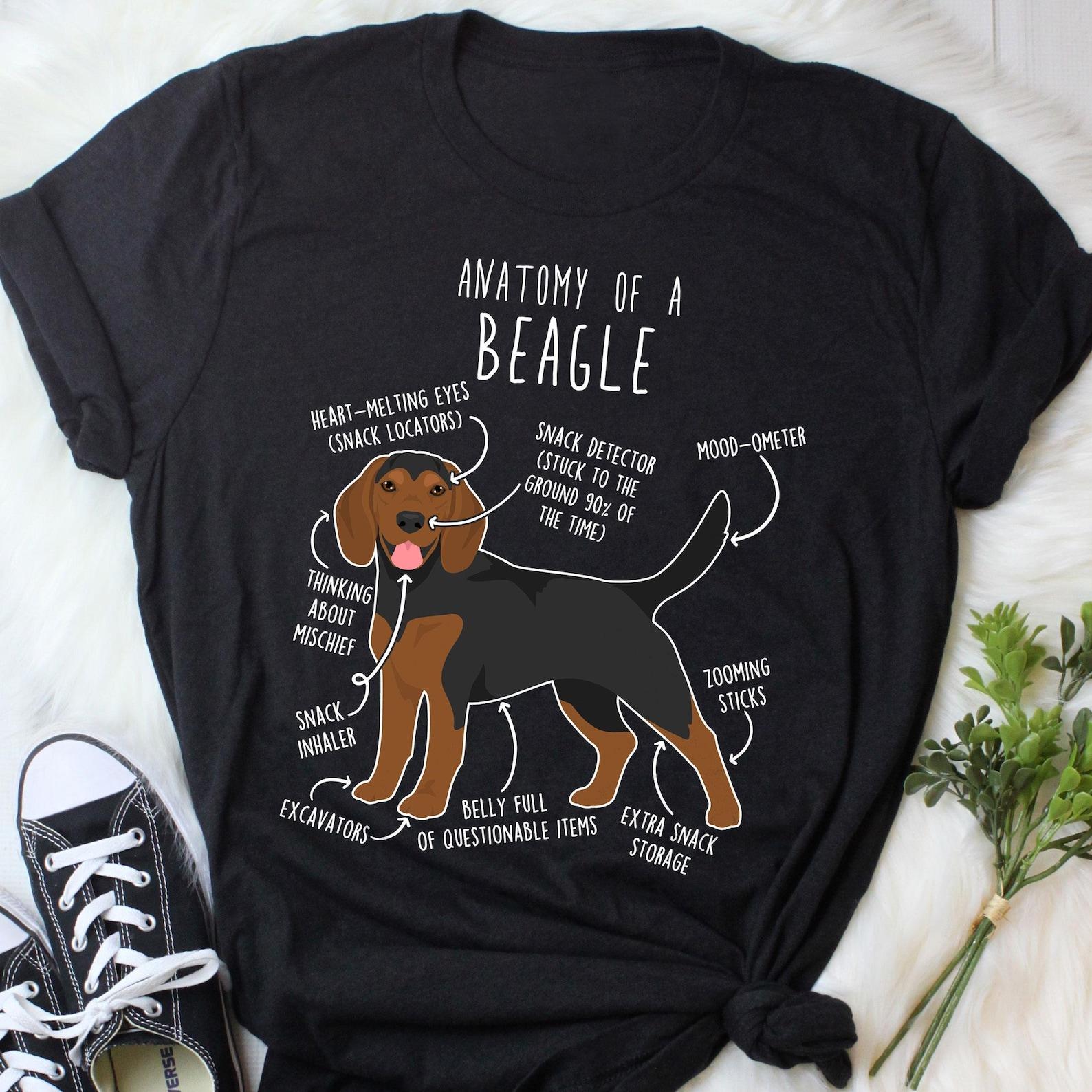 Black and Tan Beagle Shirt, , , Funny Dog Lover Gift, Cute Beagle T-shirt, Pet Tee, Beagle Mom, Beagle Dad, Gift For Him, Her, Top 100