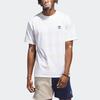 adidas Originals Striped Colorblock Crew Neck Short Sleeve T-Shirt Men's White