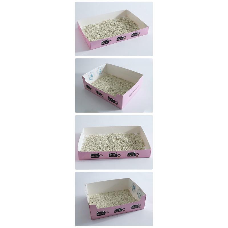 Disposable Foldable Thickened Paper Cat Litter Box For Outdoor Travel Car Use Pet Supplies