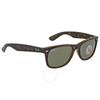 Ray Ban New Wayfarer Classic Polarized Green Unisex Sunglasses Rb2132 902 58 58