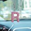 Rhinestone Bow Polymer Clay Rearview Mirror Ornament for Women