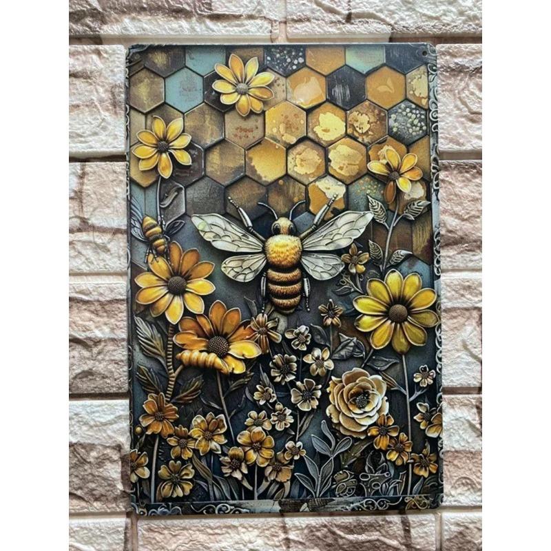 Vintage Samurai Metall Wandkunst, Küchen Bar Café Dekor Schild