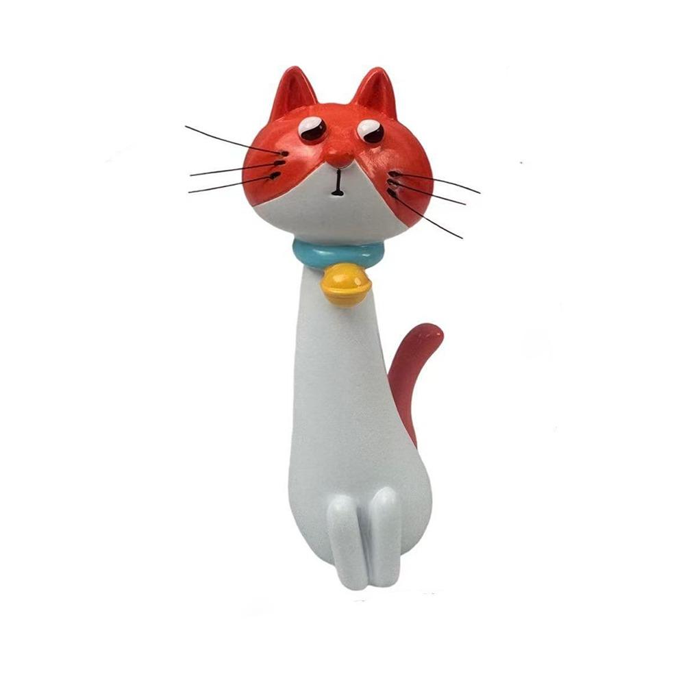 Handcrafted Cat Shaped Flower Planter Cartoon Cat Bud Vase Artistic Plant Pot Ornament Bedroom