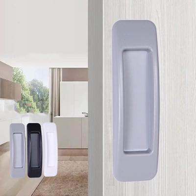 1pair Paste Door Handle Multipurpose Plastic Self-Adhesive Furniture Knob Wardrobe Pull Drawer