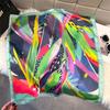 Luxury Design Print Silk Square Scarfs Women Neck Ties Headscarf Suitable All Seasons Fashion Decorate Hijab Female Neckerchief