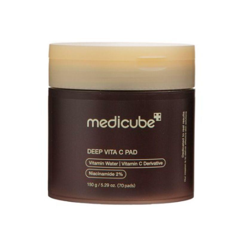 Medicube Deep Vita C Pad 150г 70 шт. Корейский осветляющий витаминный тонер-пэд для сияющей кожи