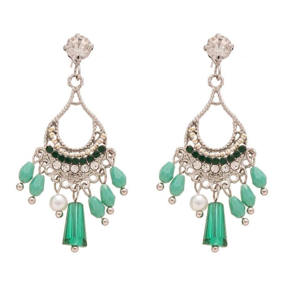 Bohemia Style Bohemian Crystal Earrings Hollow Water Drop Earrings Pendant  Beach