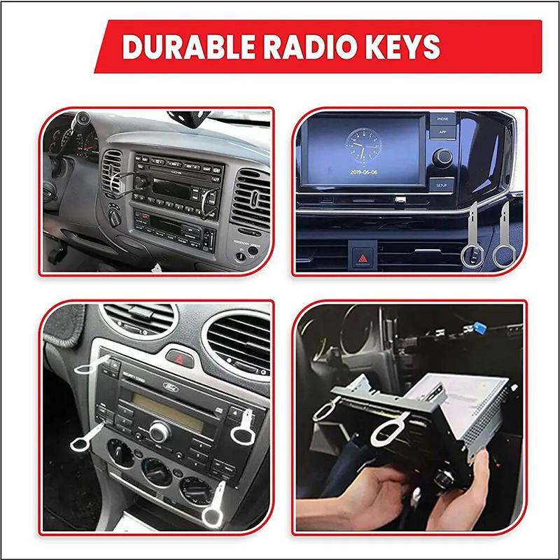 20pcs Car Radio Removal Tool Kit Auto Audio CD Player DVD Navigation Interior Disassembly Repair Tool