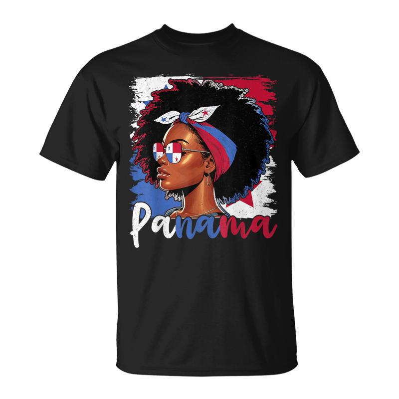 Panamanian Girl Panama Flag Proud Panameña Women T-Shirt