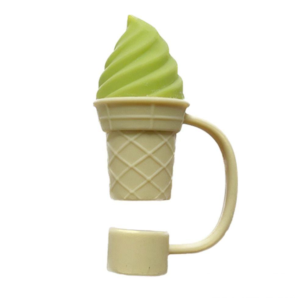 Silicone Straw Topper Splash Proof Straw Dust Cap Drinkware Straw Cover  Straw Decoration