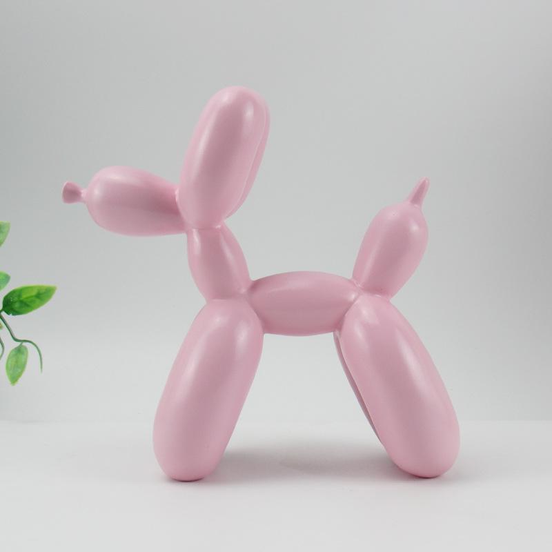 

Modern Minimalist Balloon Dog Ornament for Living Room or Wine Cabinet 17x7x17 cm розовый
