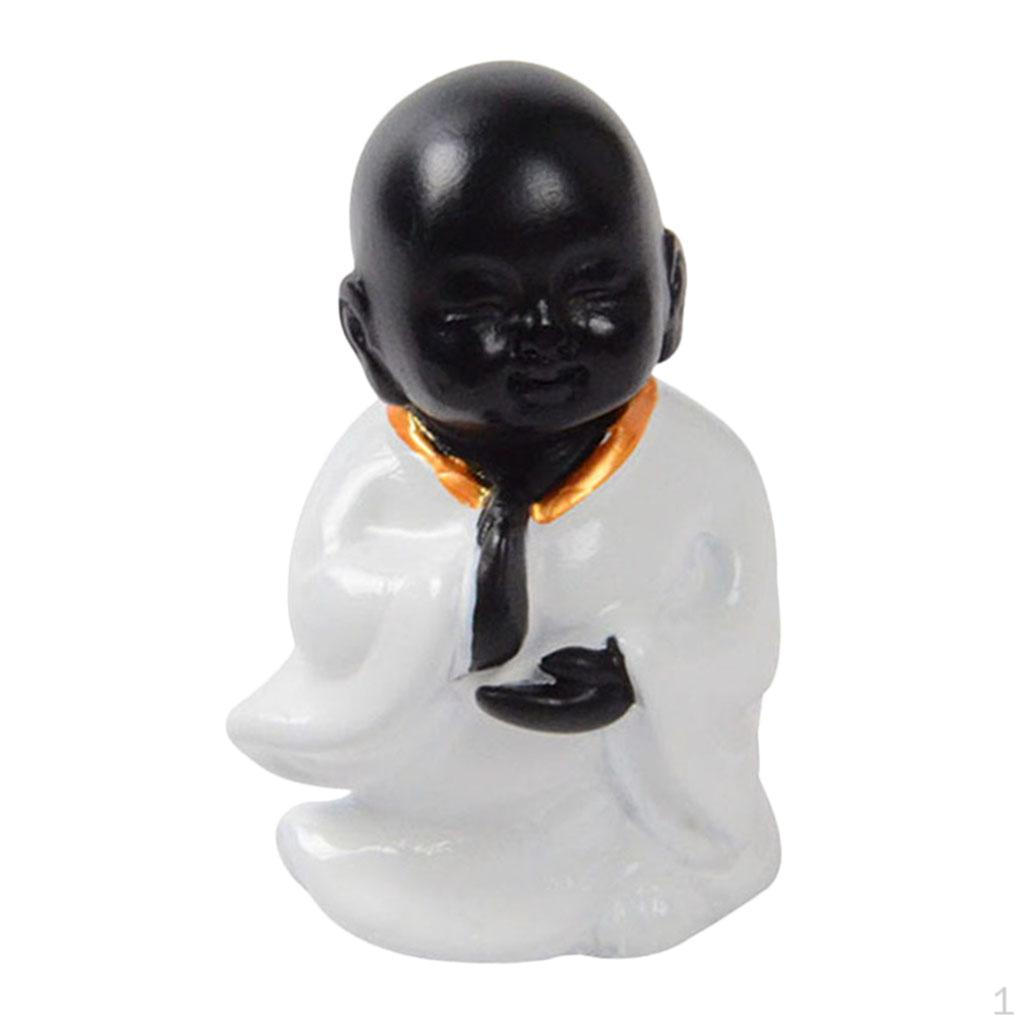 

Statues Resin Buddha Figurines for Luck Wealth and Collection A