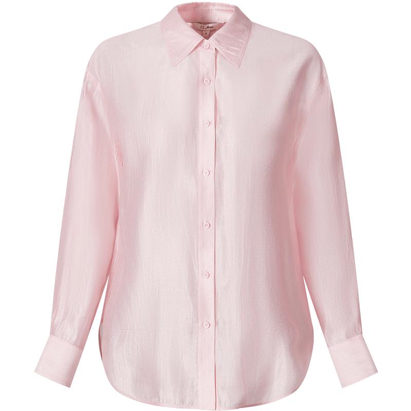 JUZUI Women s Casual Modal Blend Shirt L розовый